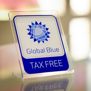 tax free shopping. Знак Global Blue